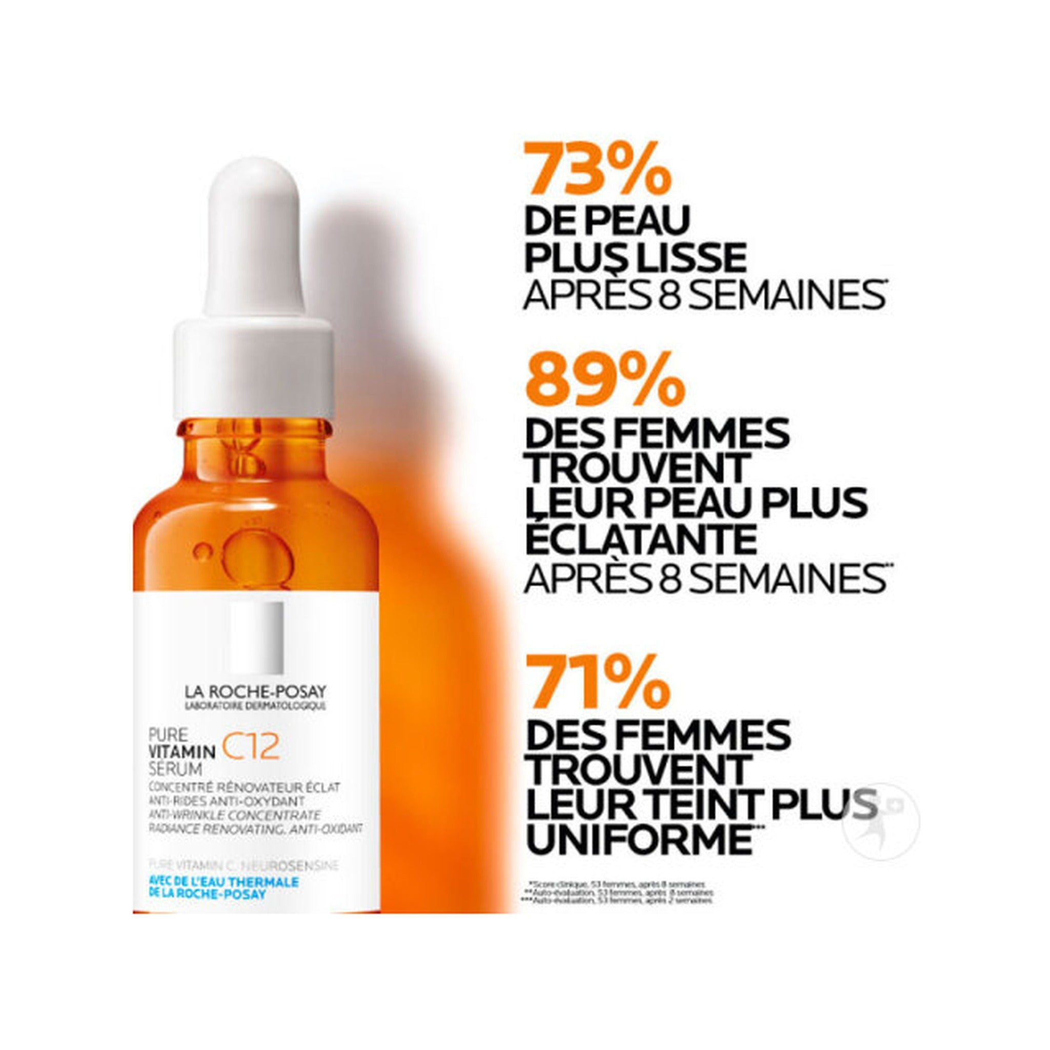 La Roche-Posay Pure Vitamine C12 Sérum Concentré Rénovateur Éclat Anti-Rides Anti-Oxydant 30ml
