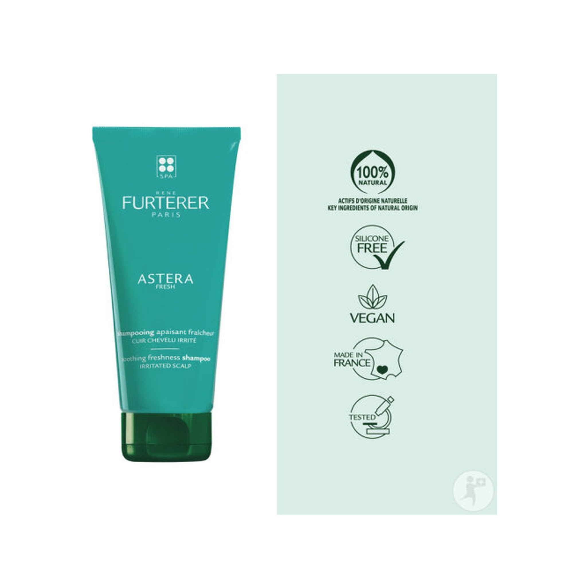 René Furterer Astera Fresh Shampoing Apaisant Fraîcheur Cuir Chevelu Irrité 200ml