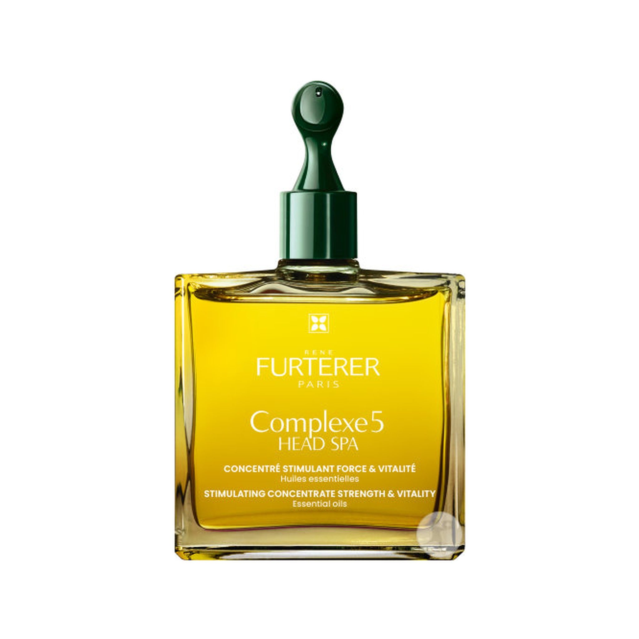 René Furterer Head Spa Complexe 5 Concentré Énergisant Force & Vitalité Huiles Essentielles 50ml