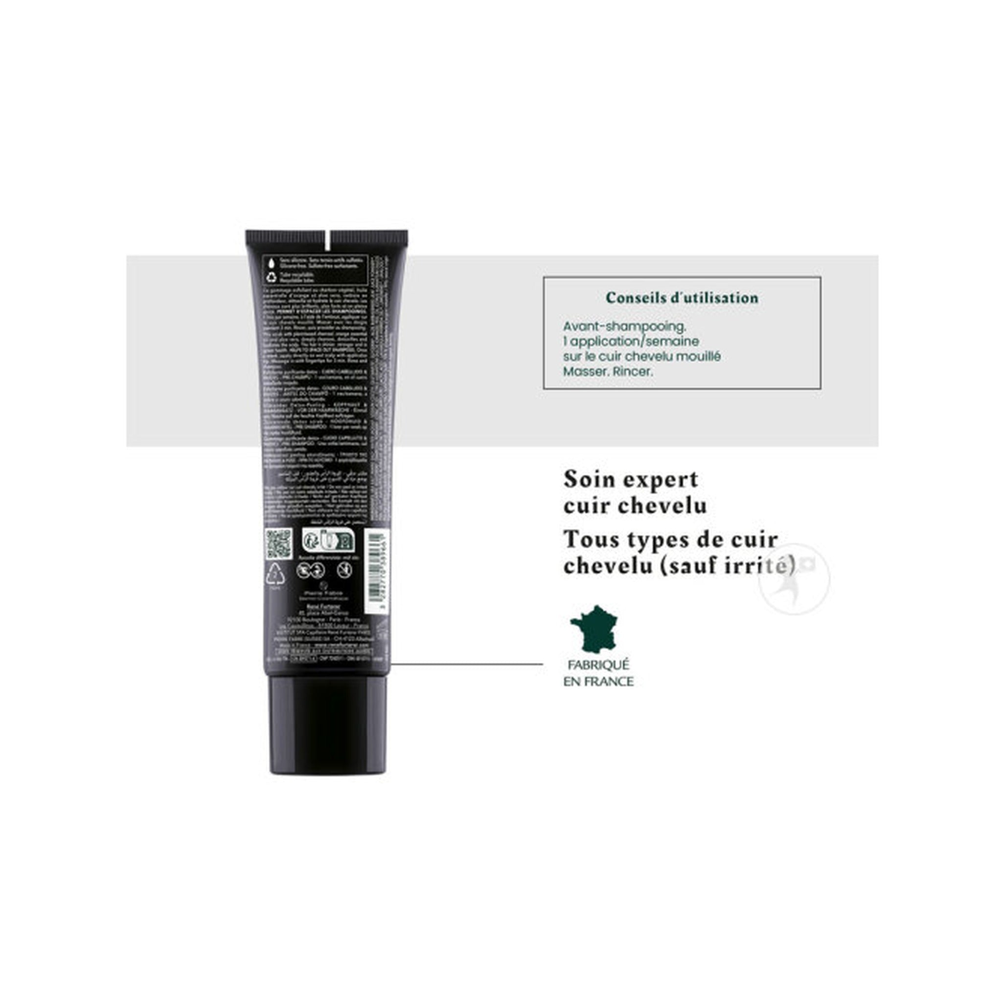 René Furterer Head Spa Scrub Gommage Purifiant Détox Cuir Chevelu & Racines 150ml