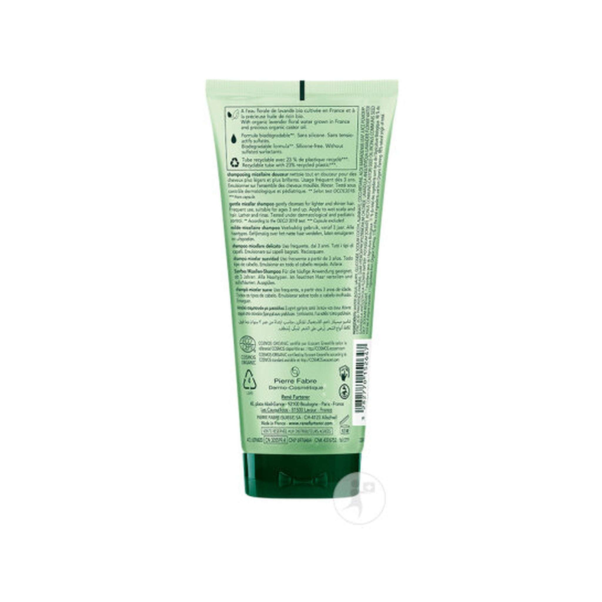 René Furterer Naturia Shampoing Micellaire Douceur Extra-Doux Tous Types De Cheveux 200ml