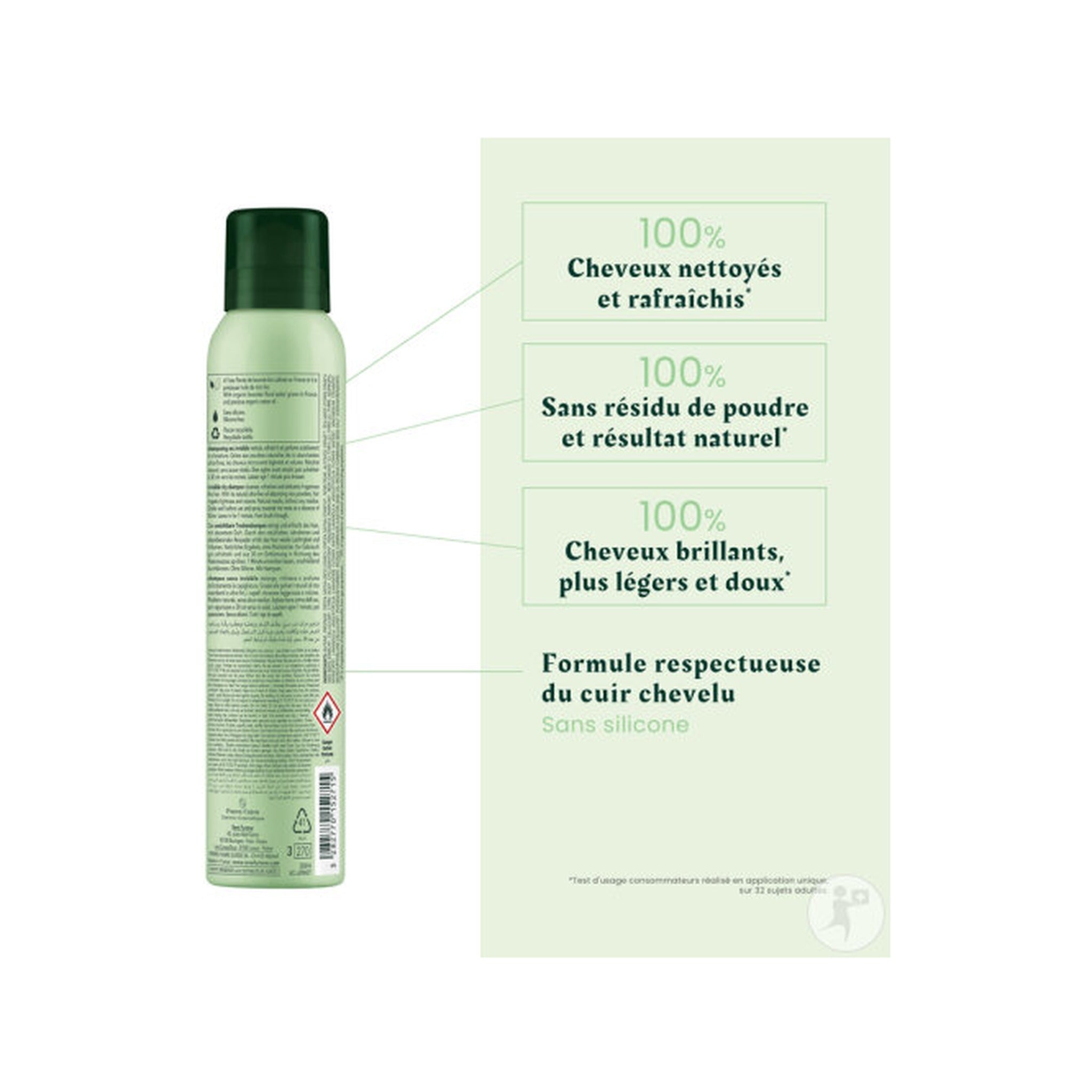 René Furterer Naturia Shampoing Sec Invisible Tous Types De Cheveux 200ml