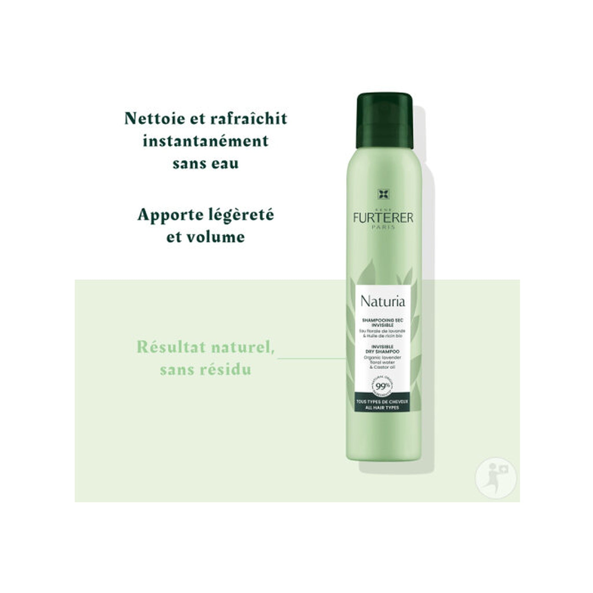 René Furterer Naturia Shampoing Sec Invisible Tous Types De Cheveux 200ml