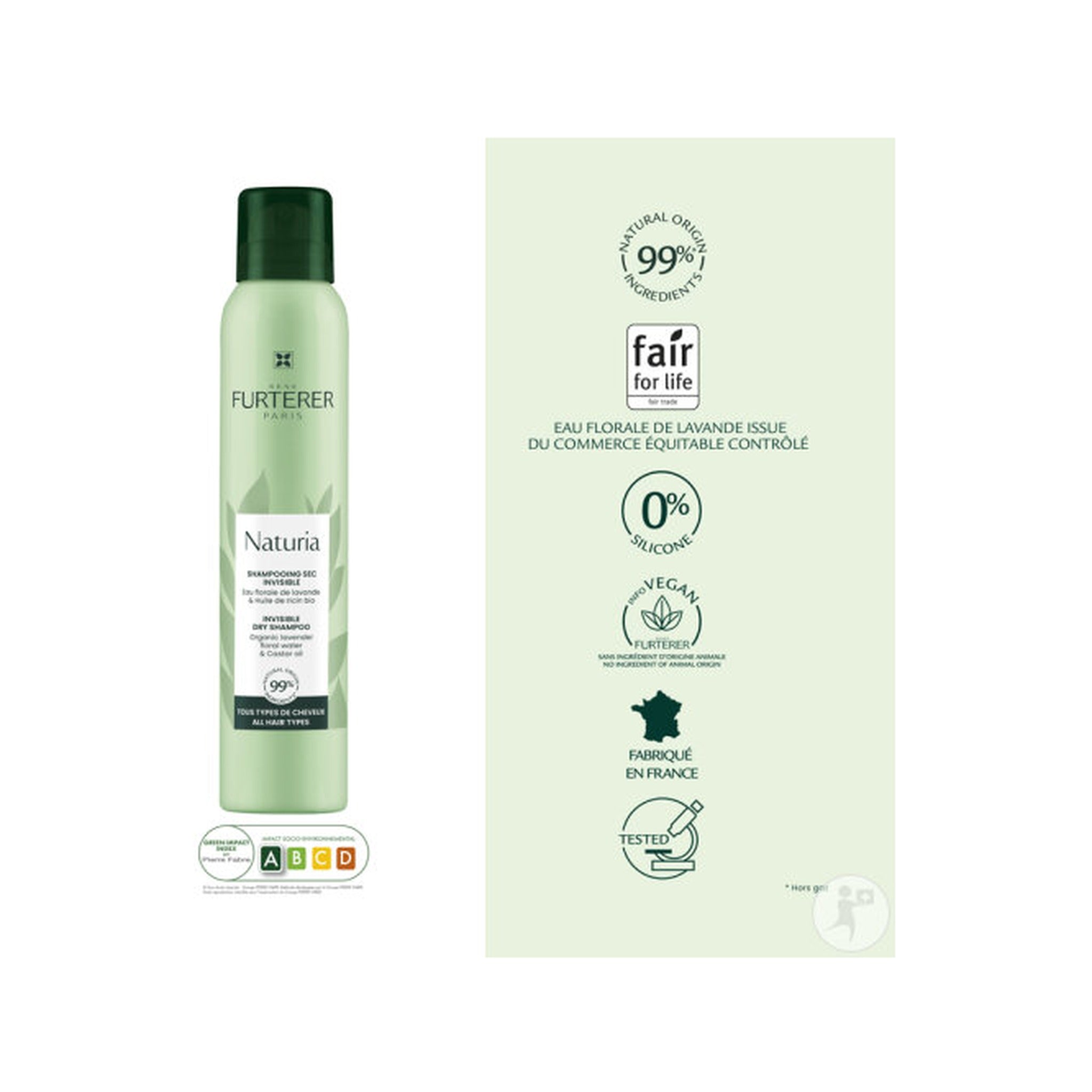 René Furterer Naturia Shampoing Sec Invisible Tous Types De Cheveux 200ml
