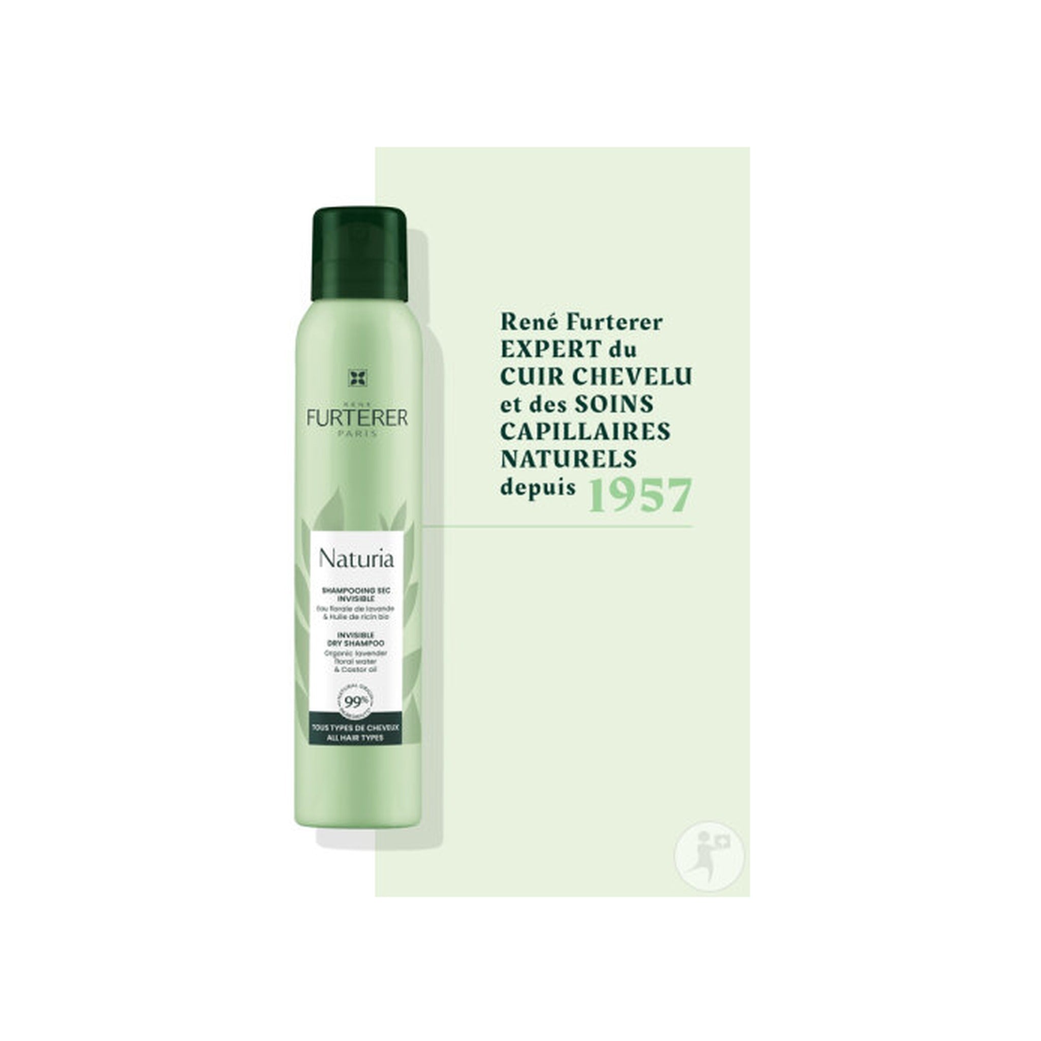 René Furterer Naturia Shampoing Sec Invisible Tous Types De Cheveux 200ml