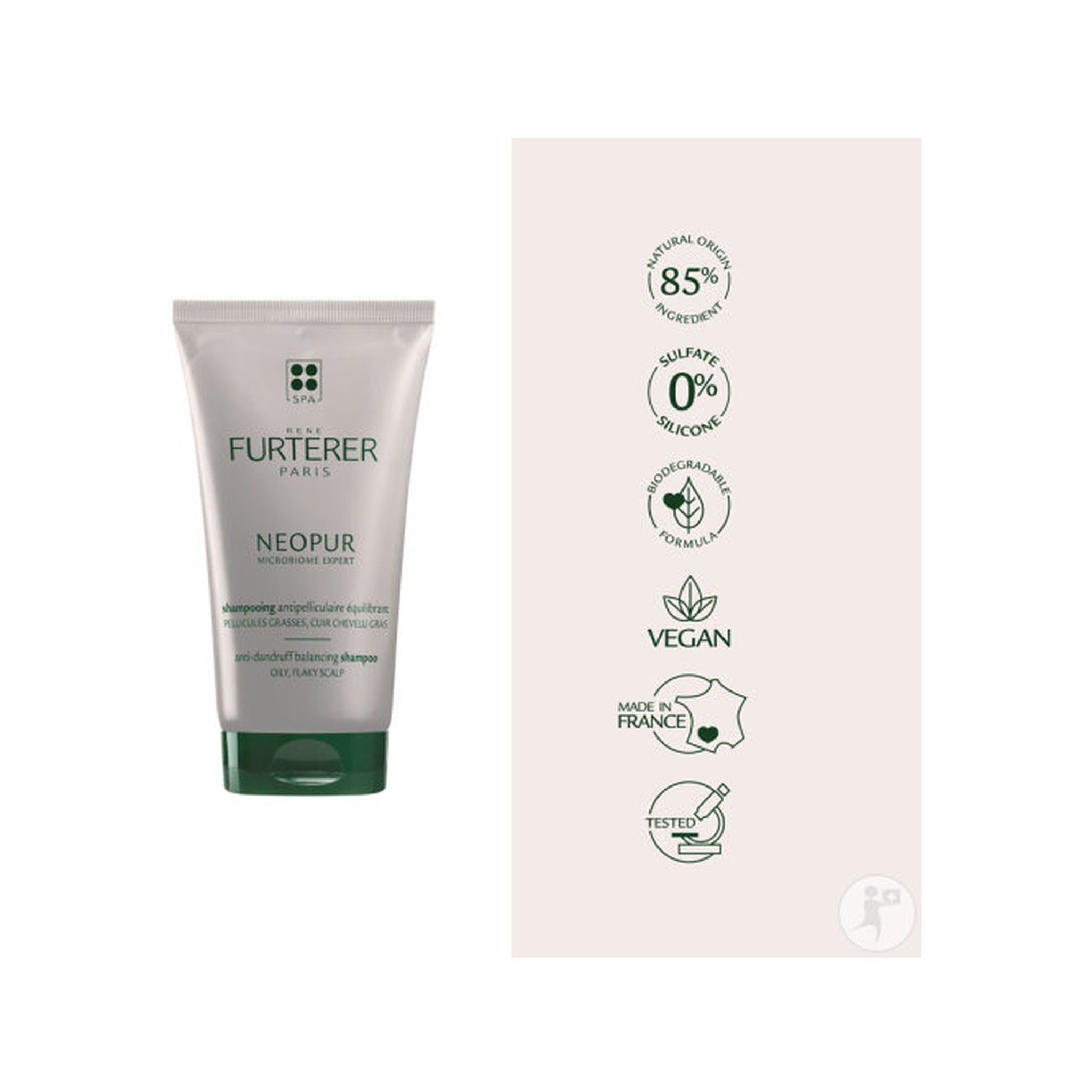 René Furterer Neopur Shampoing Antipelliculaire Équilibrant Pellicules Grasses 150ml