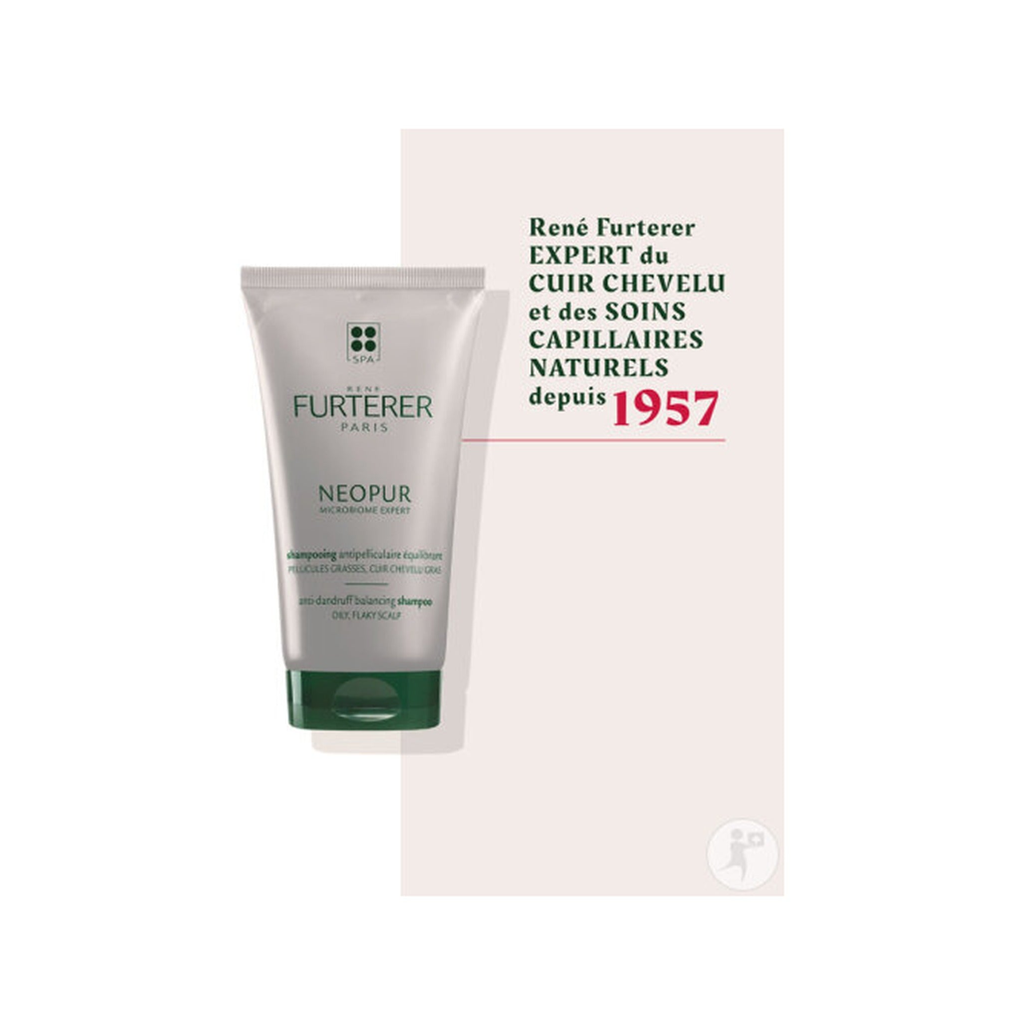 René Furterer Neopur Shampoing Antipelliculaire Équilibrant Pellicules Grasses 150ml