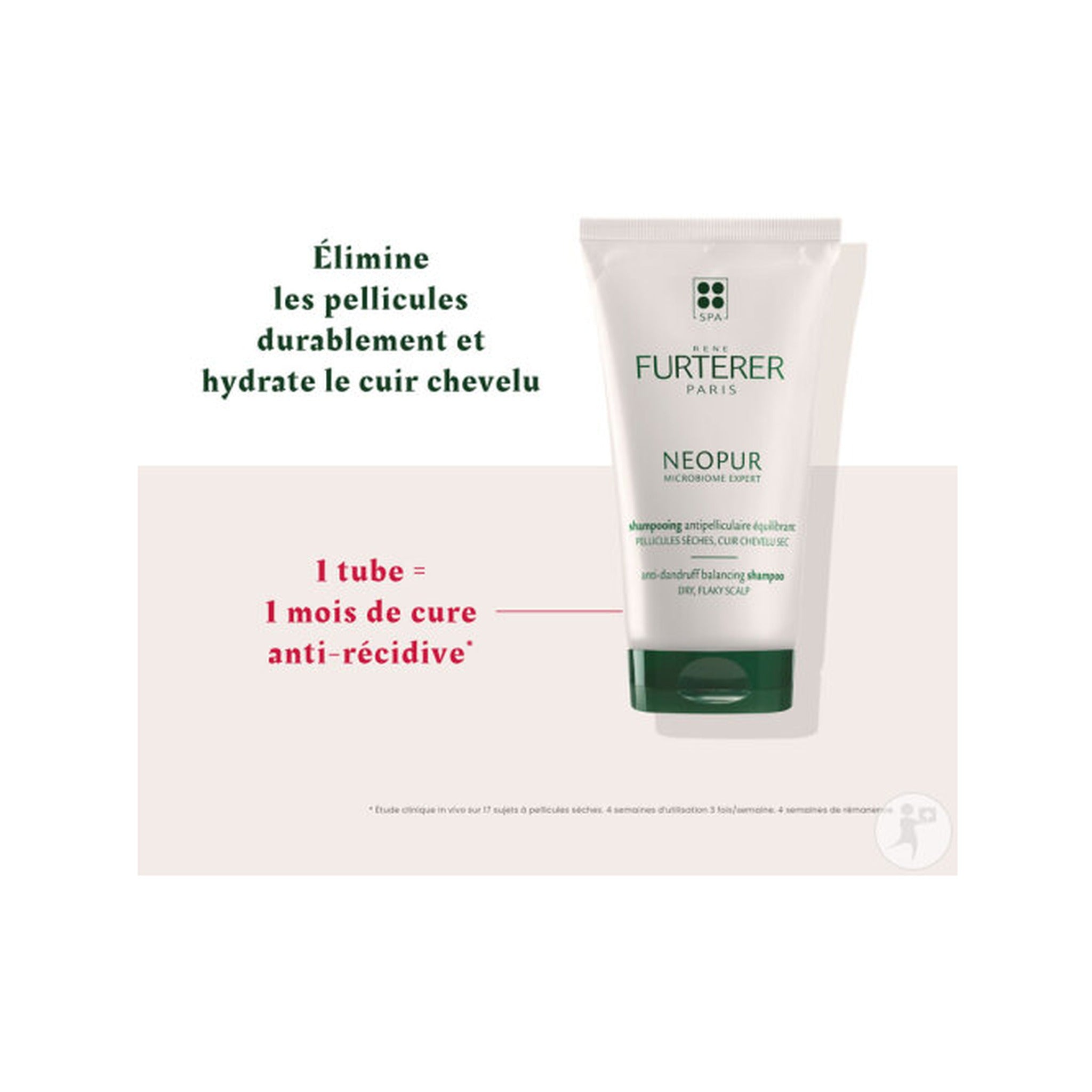 René Furterer Neopur Shampoing Antipelliculaire Équilibrant Pellicules Sèches 150ml