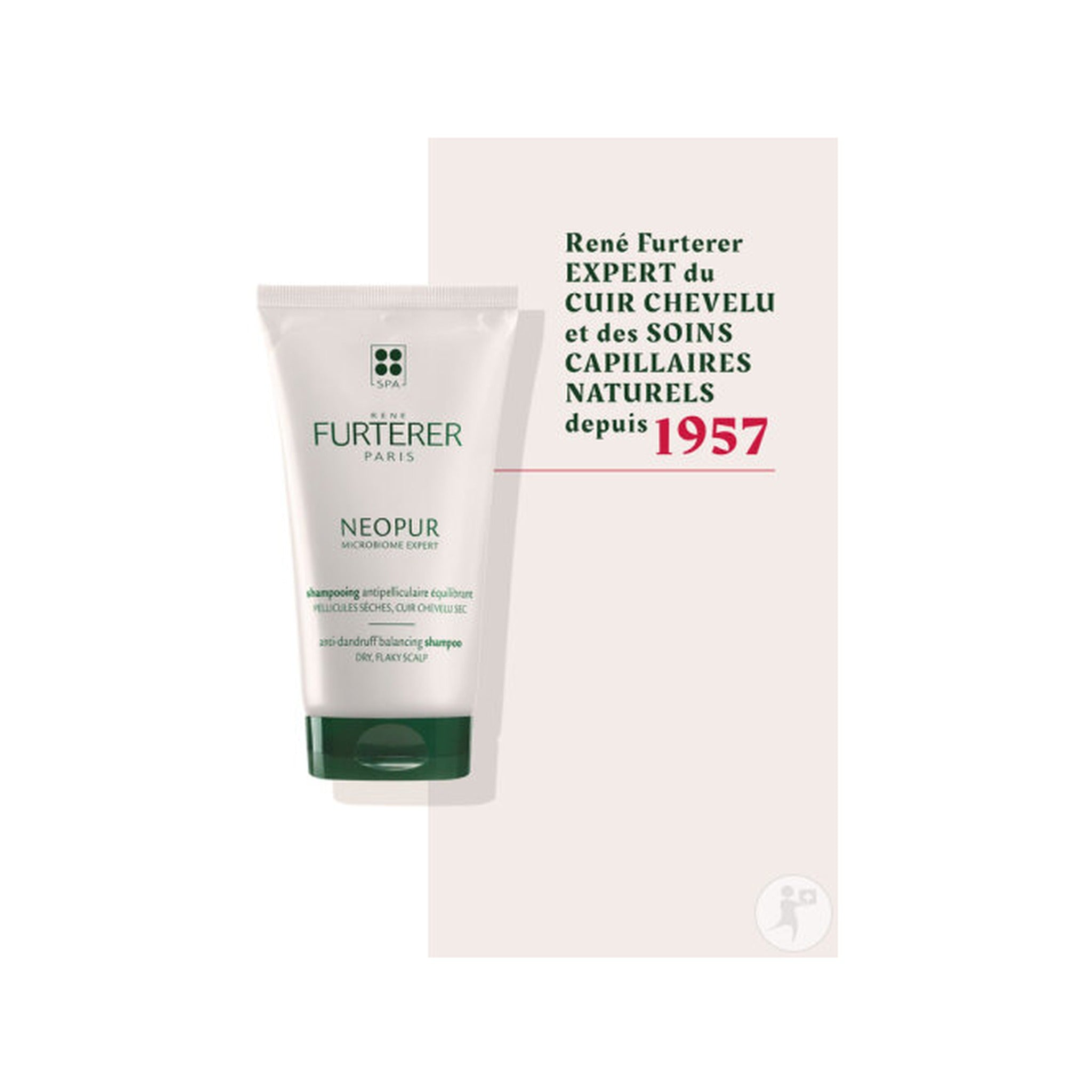 René Furterer Neopur Shampoing Antipelliculaire Équilibrant Pellicules Sèches 150ml