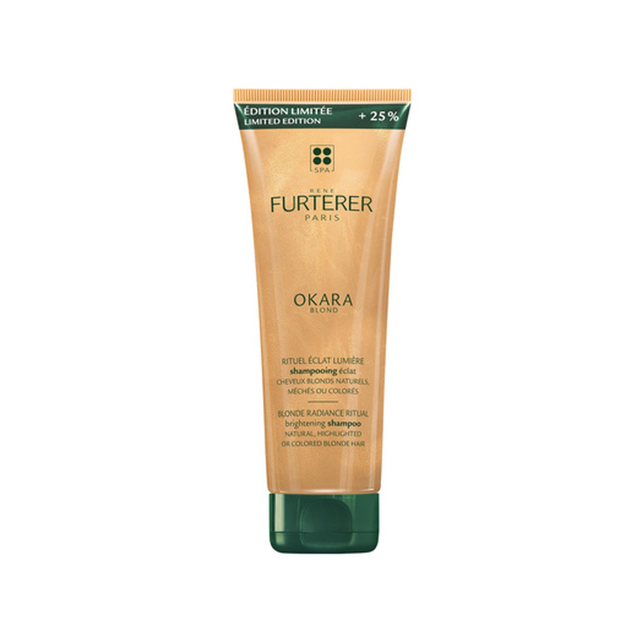 René Furterer Okara Blond Shampoing Éclat Cheveux Blonds Naturels Méchés Ou Colorés 200ml