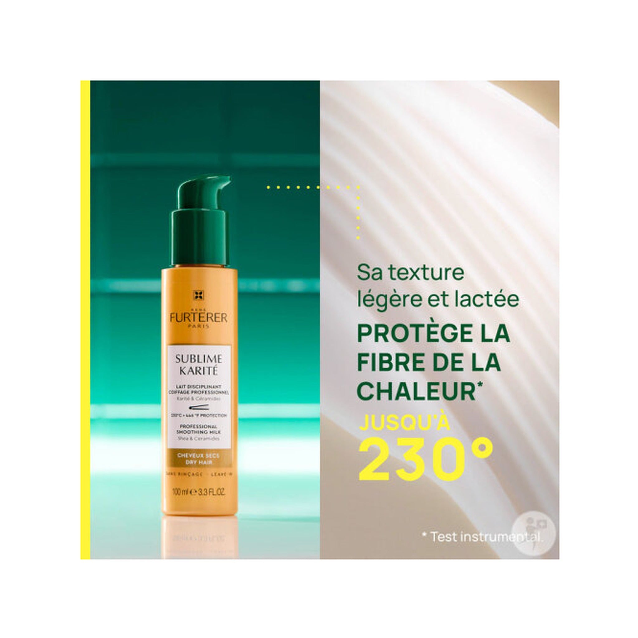 René Furterer Sublime Karité Lait Disciplinant Thermo-Protecteur Cheveux Secs 100ml