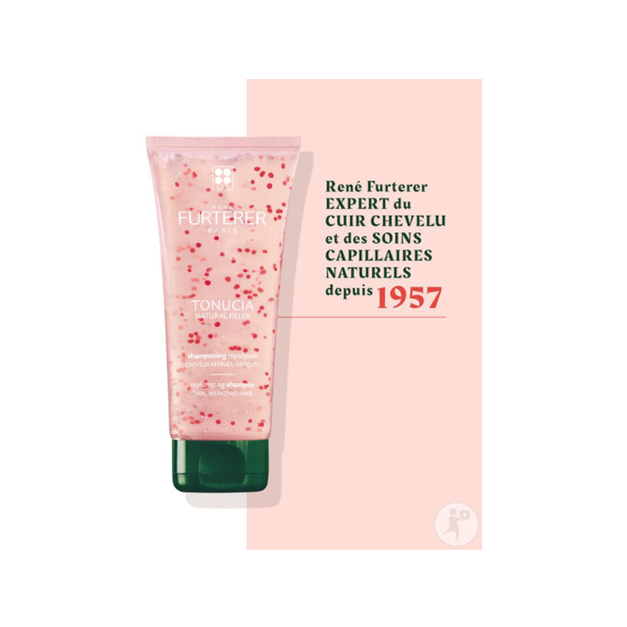 René Furterer Tonucia Natural Filler Shampoing Repulpant Cheveux Affinés Et Fatigués 200ml
