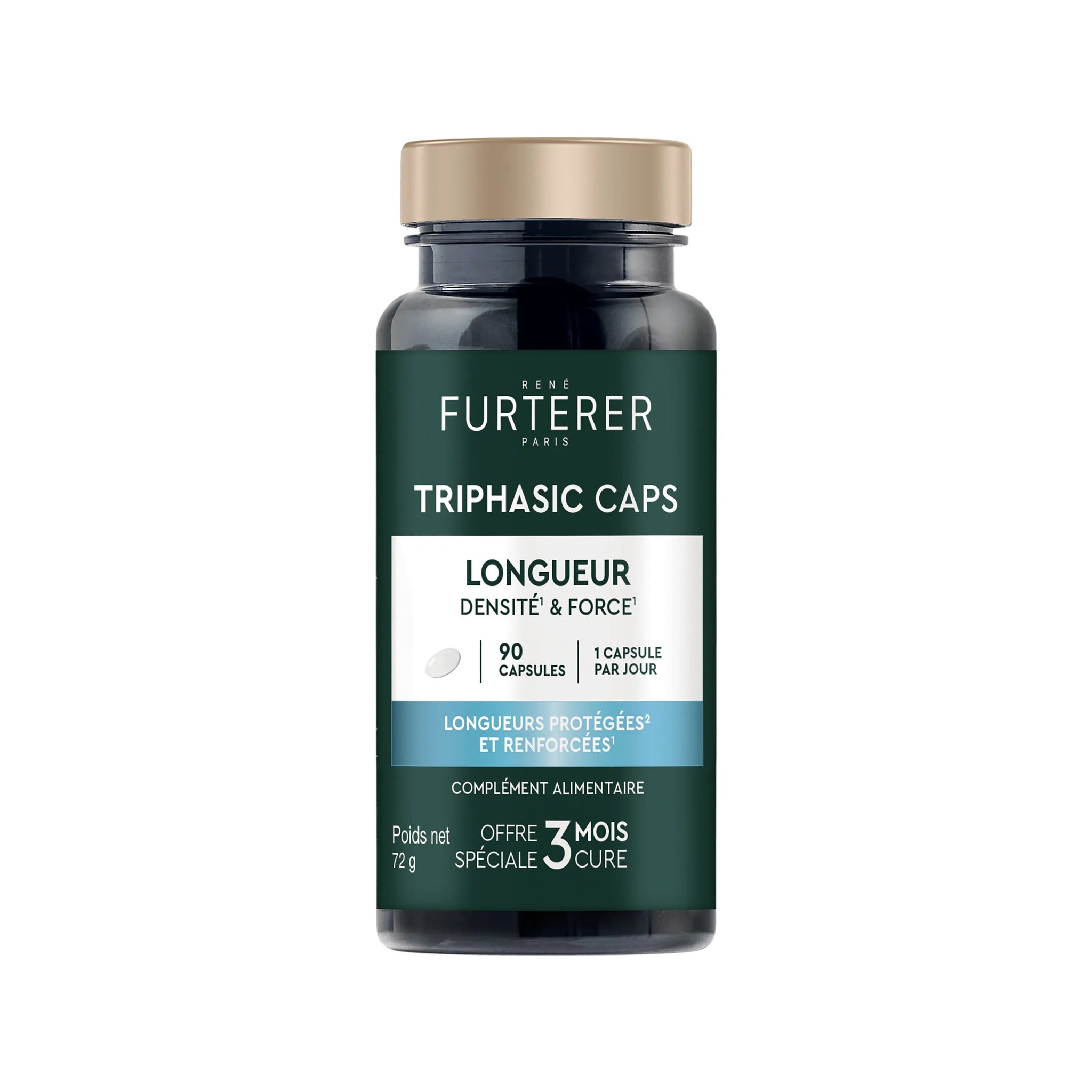 René Furterer Triphasic Caps Longueur Densité & Force 90 Capsules