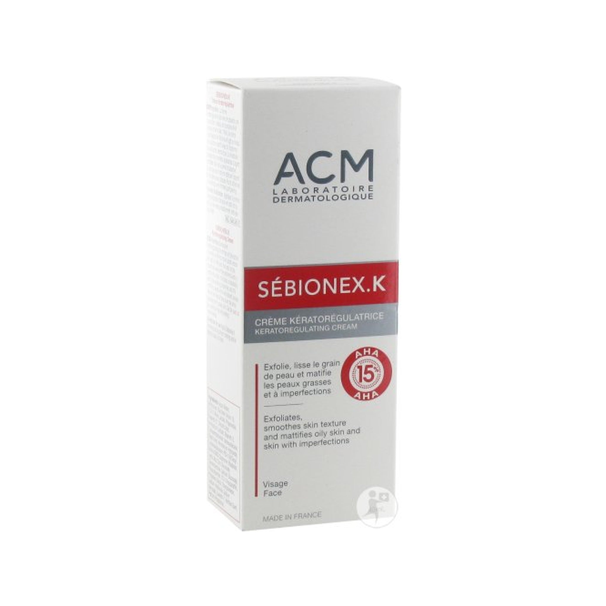 Sébionex.K Crème Kératorégulatrice Visage Peaux Grasses À Imperfections Tube 40ml