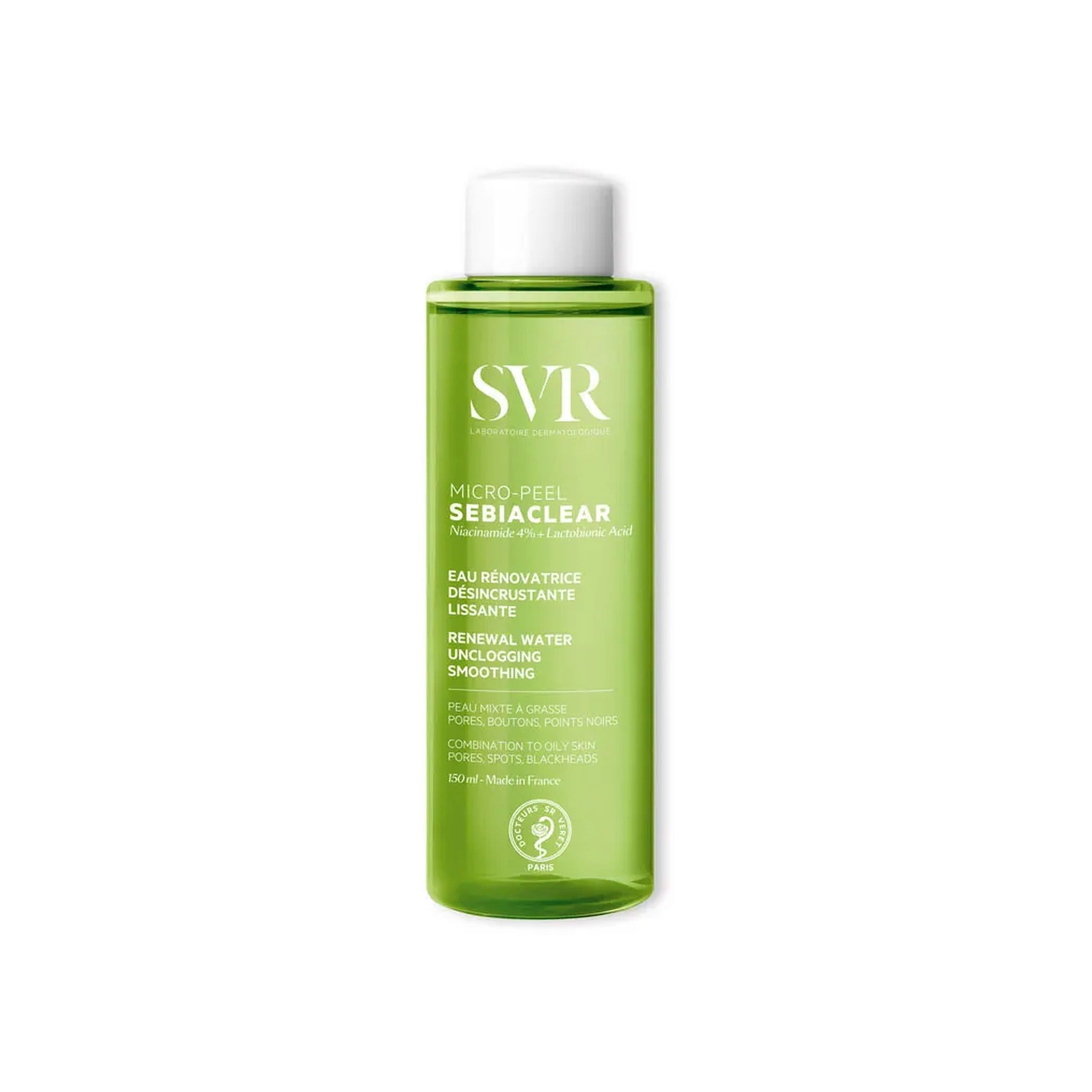 SVR Sebiaclear Micro-Peel Eau Rénovatrice Flacon 150ml