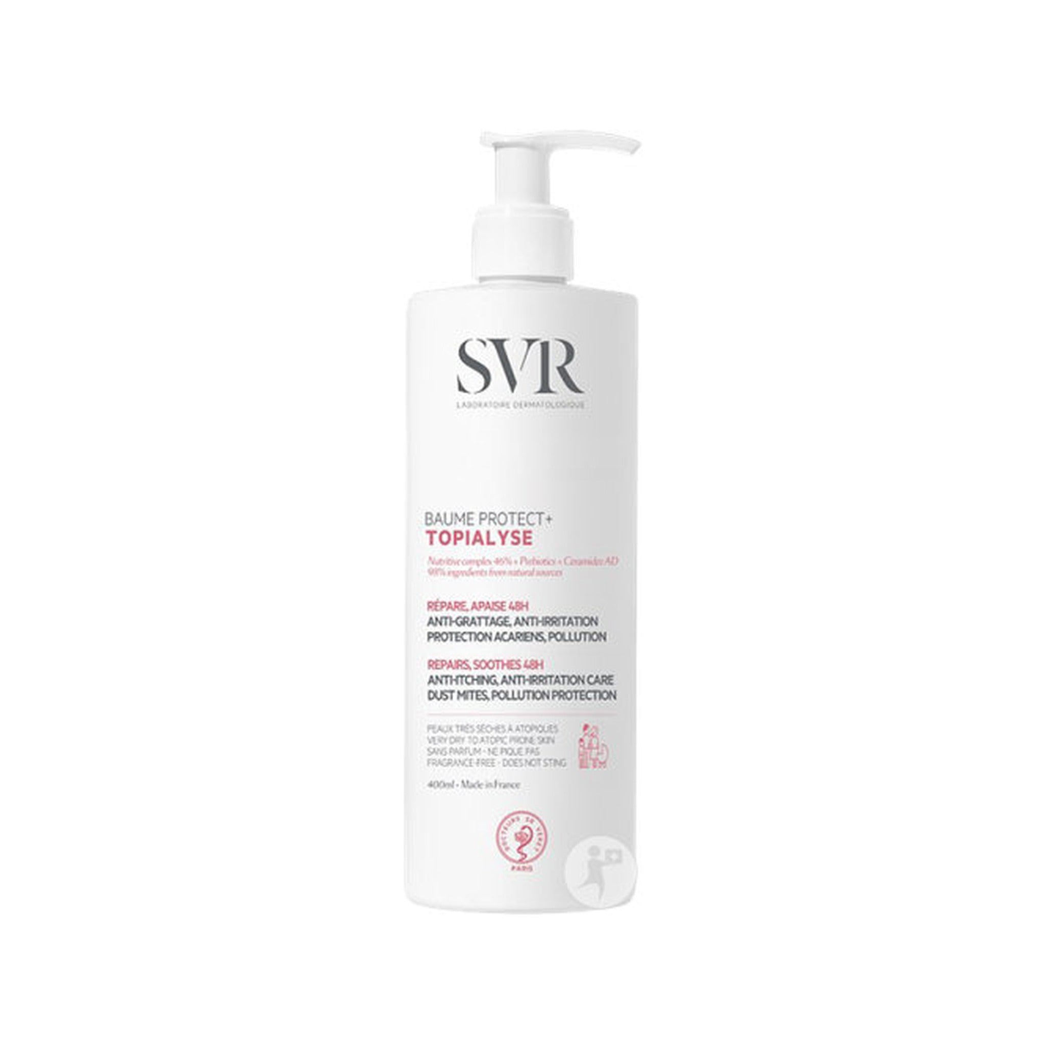 SVR Topialyse Baume Protect+ Peaux Très Sèches Et Atopiques Flacon Pompe 400ml