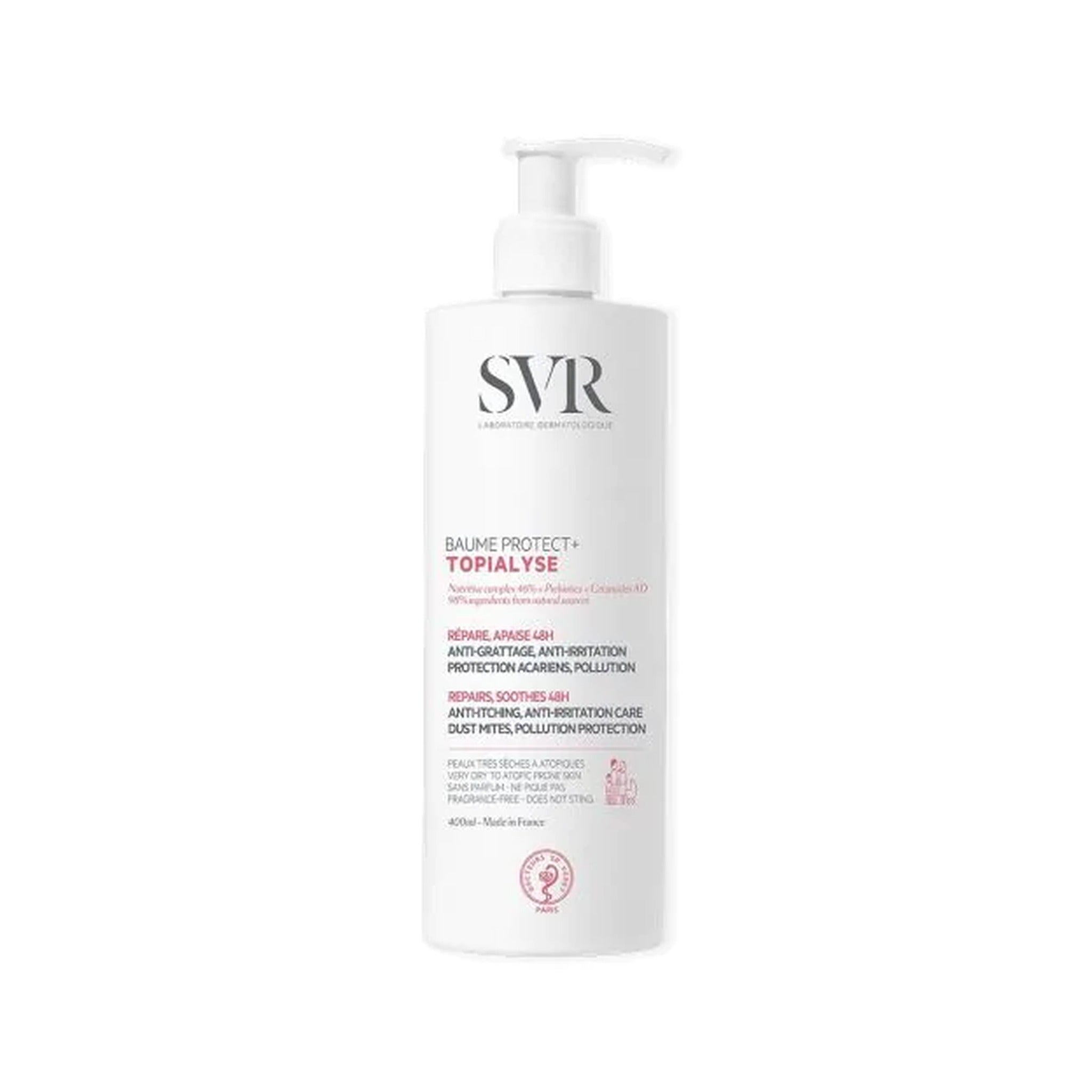 SVR Topialyse Baume Protect+ Peaux Très Sèches Et Atopiques Flacon Pompe 400ml