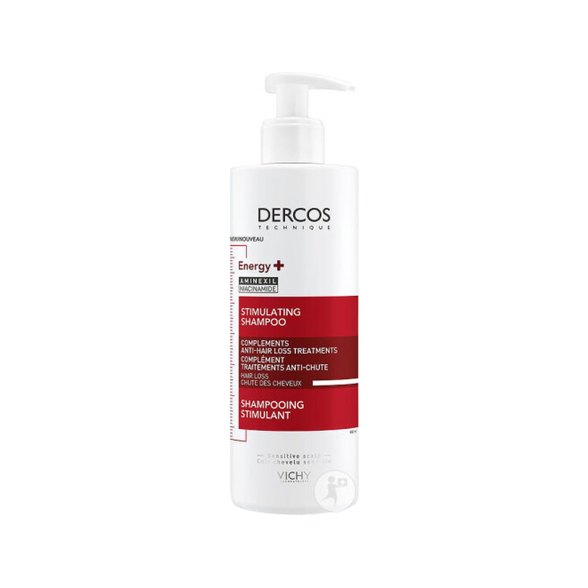 Vichy Dercos Aminexil Shampoing Energy+ Stimulant Flacon Pompe 400ml