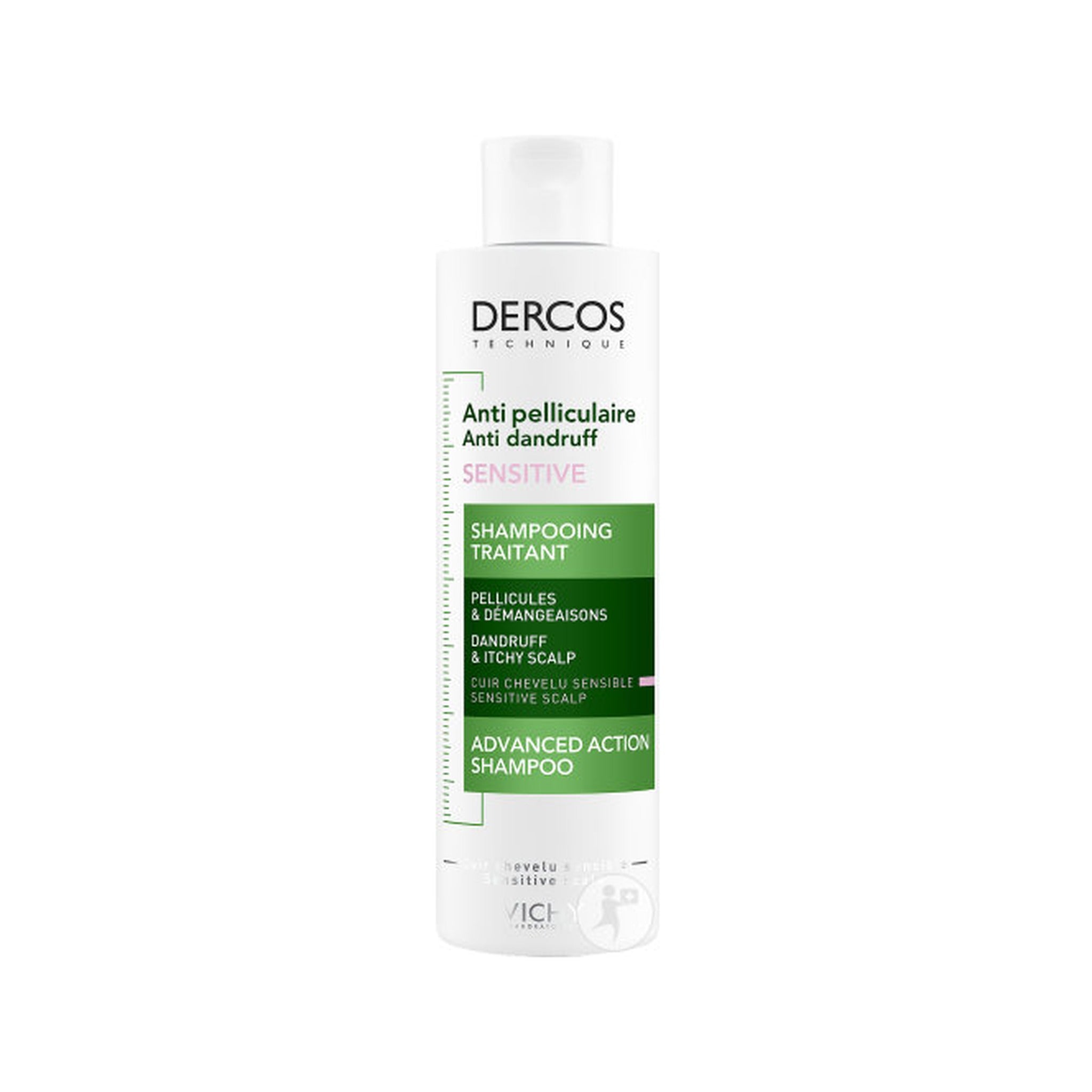 Vichy Dercos Anti-Pelliculaire Sensitive Shampoing Traitant Flacon 200ml