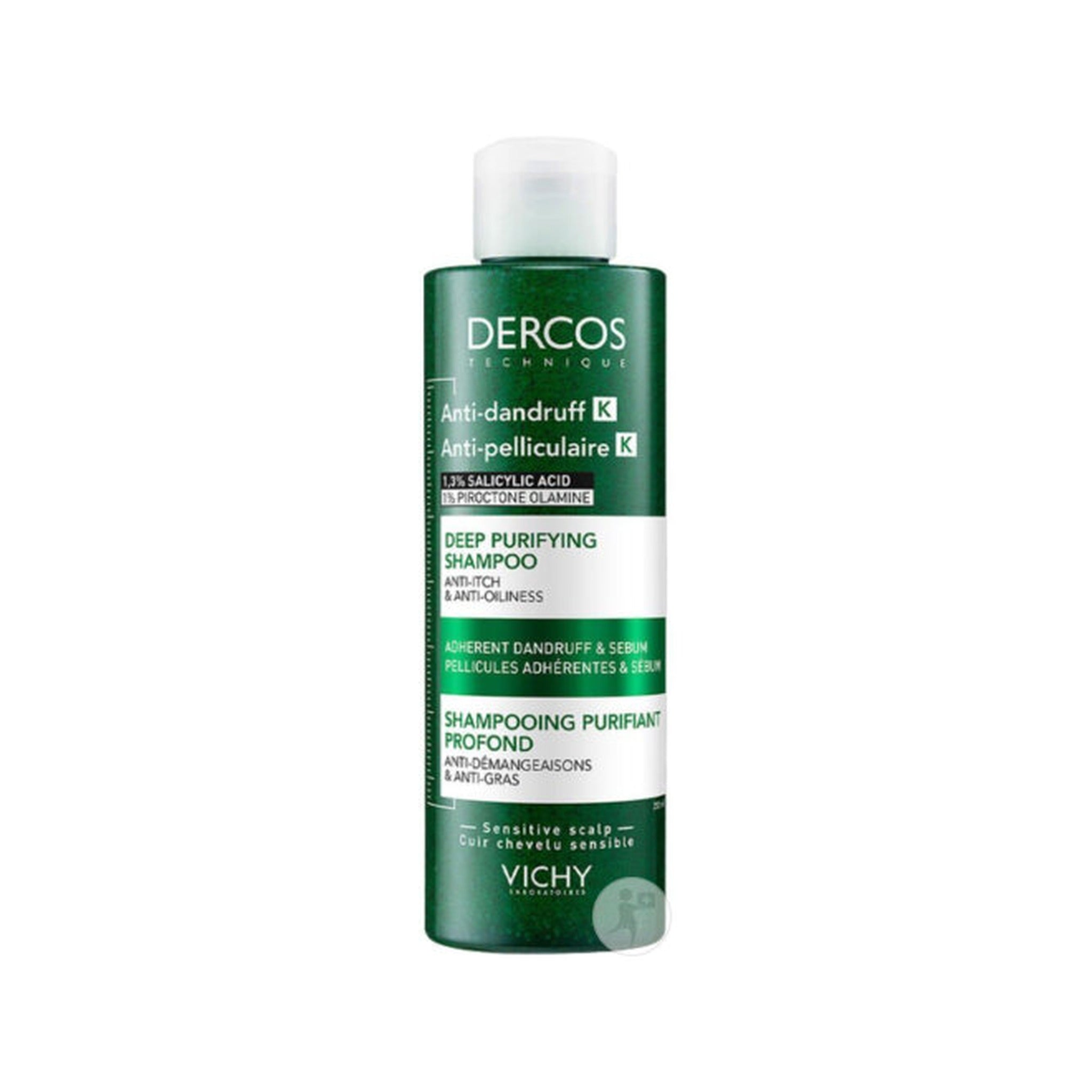 Vichy Dercos Anti-Pelliculaire Shampoing Purifiant Profond Flacon 250ml