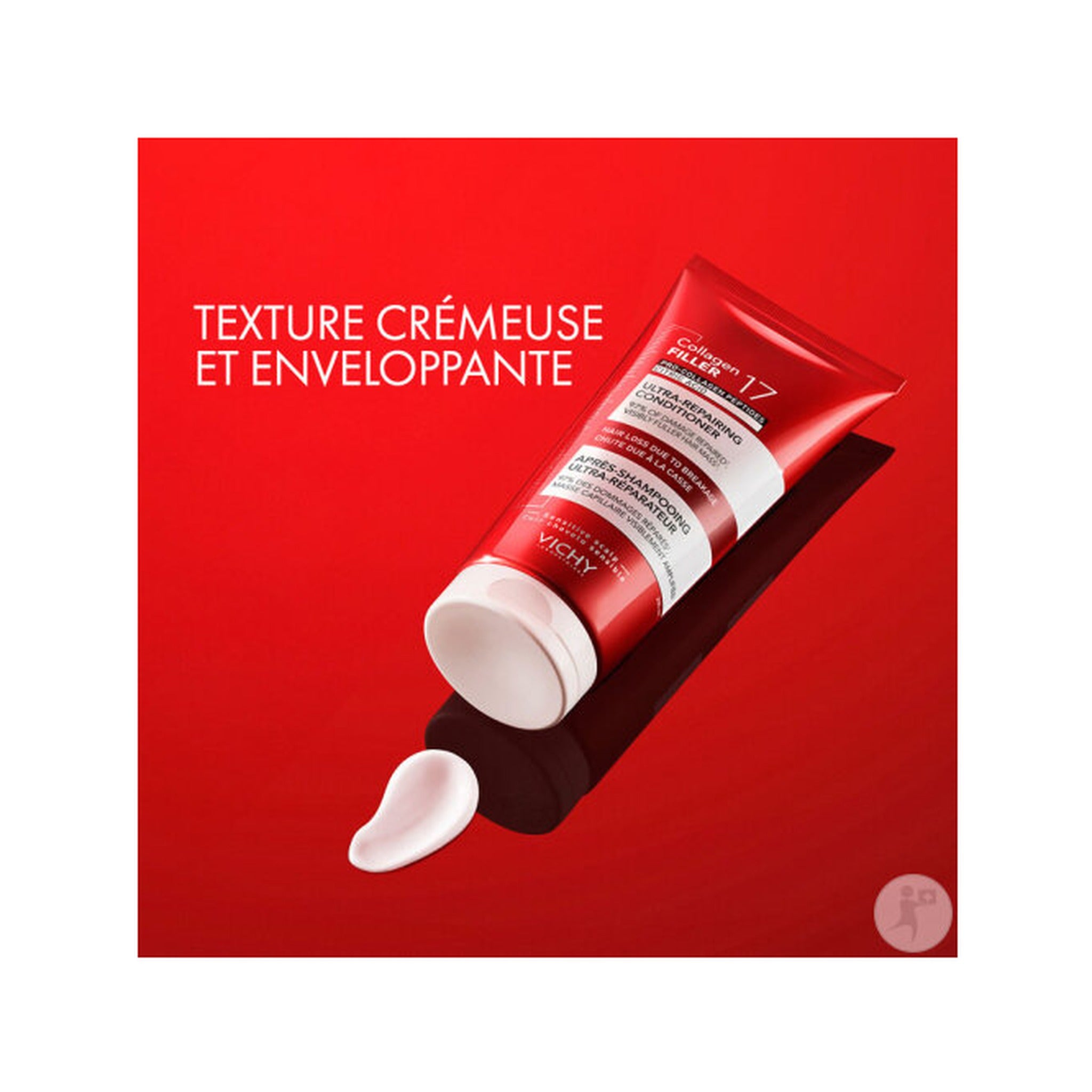 Vichy Dercos Collagen 17 Filler Après-Shampoing Ultra-Réparateur Tube 200ml