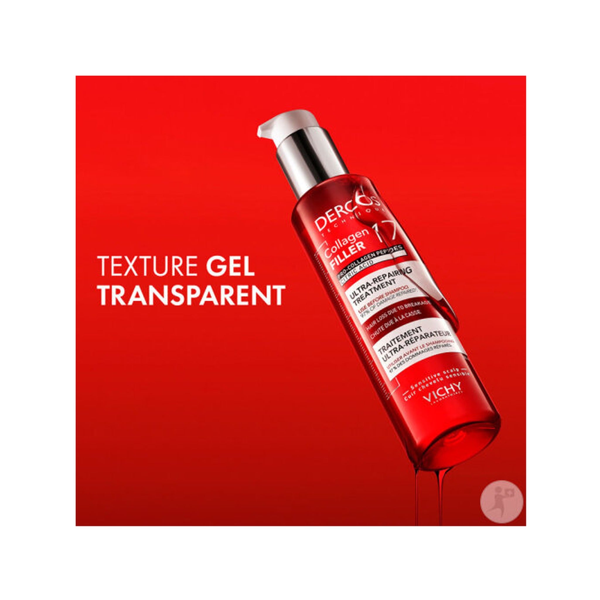 Vichy Dercos Collagen 17 Filler Traitement Ultra-Réparateur Flacon 150ml
