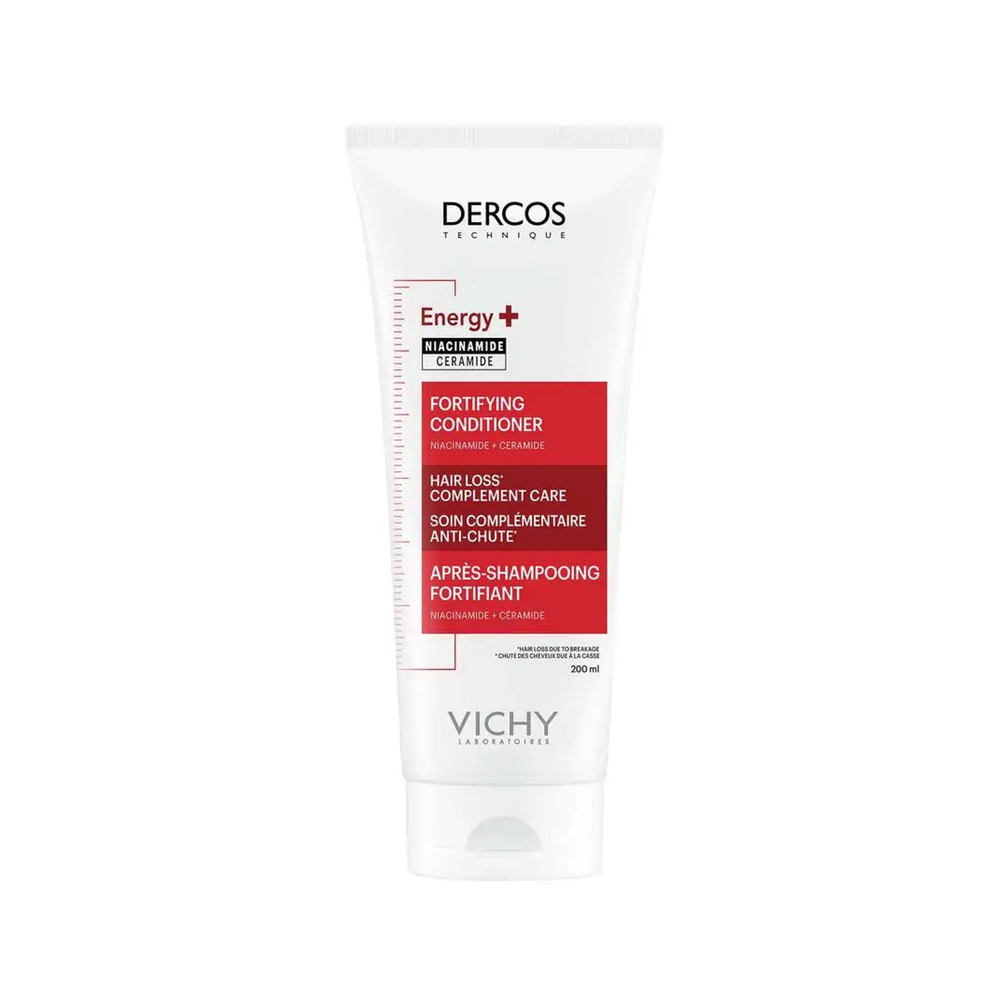Vichy Dercos Énergisant Après-Shampoing Fortifiant Complément Perte Des Cheveux Toutes Cheveux 200ml