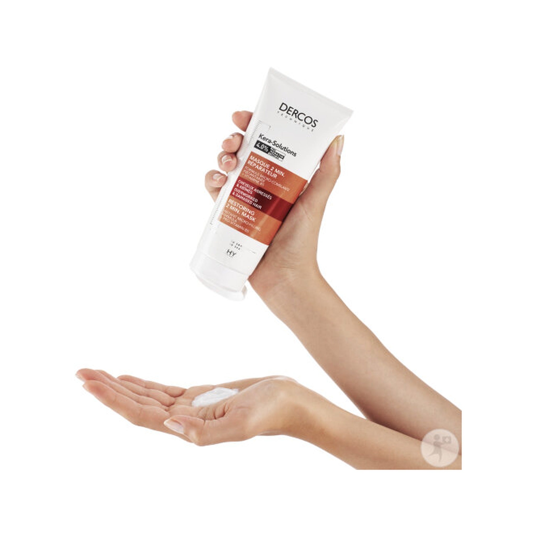Vichy Dercos Kera-Solutions Masque 2 Minutes Réparateur Cheveux Agressés Et Abîmés Tube 200ml