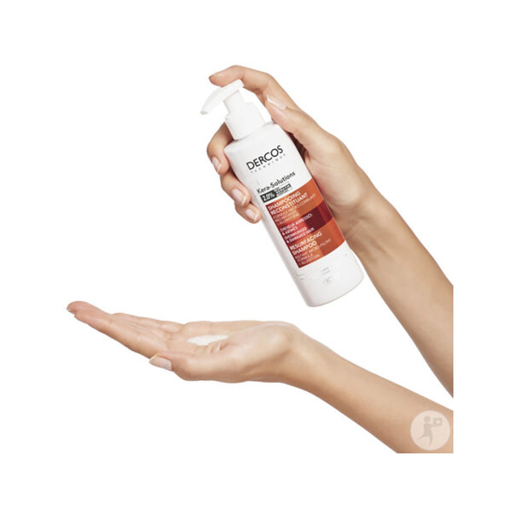Vichy Dercos Kera-Solutions Shampoing Reconstituant Cheveux Agressés Et Abîmés Flacon Pompe 250ml