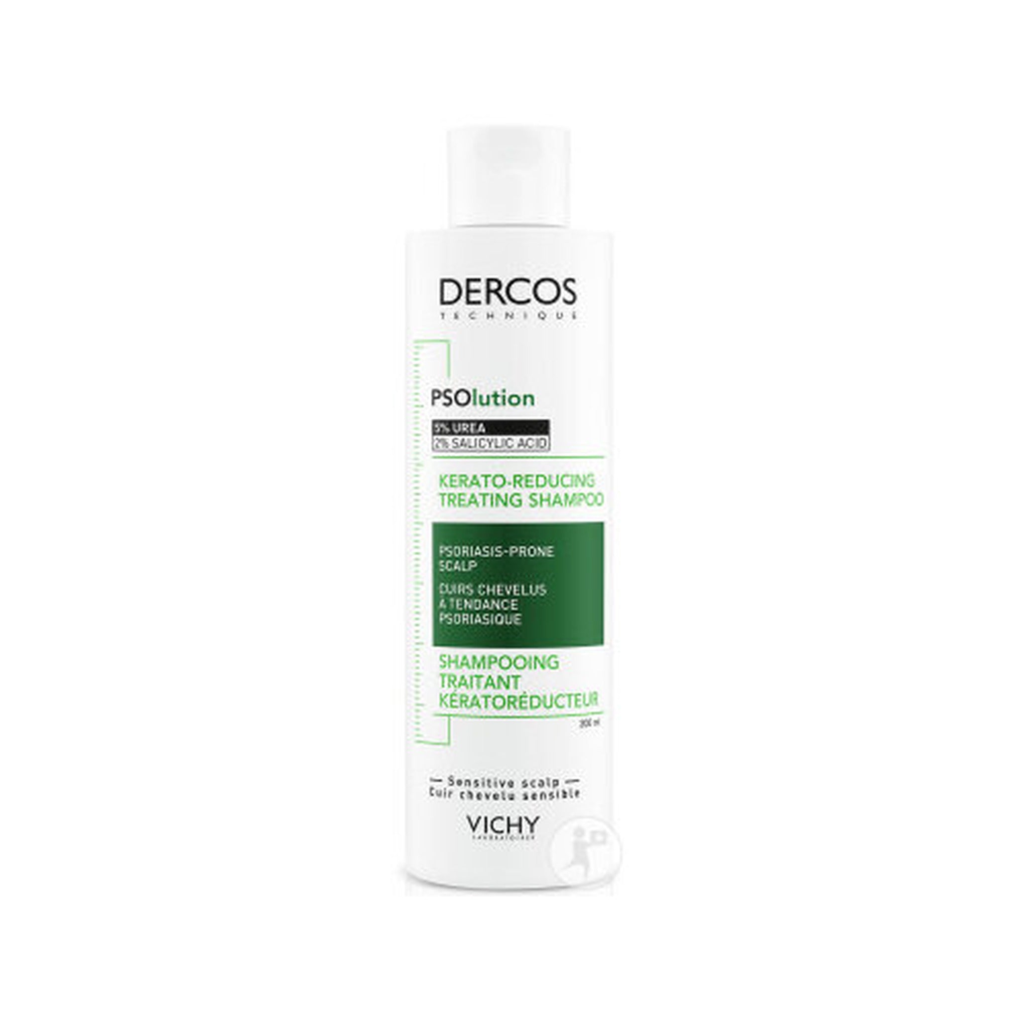 Vichy Dercos PSolution Shampoing Traitant Kératoréducteur Cuir Chevelu À Tendance Psoriasique 200ml