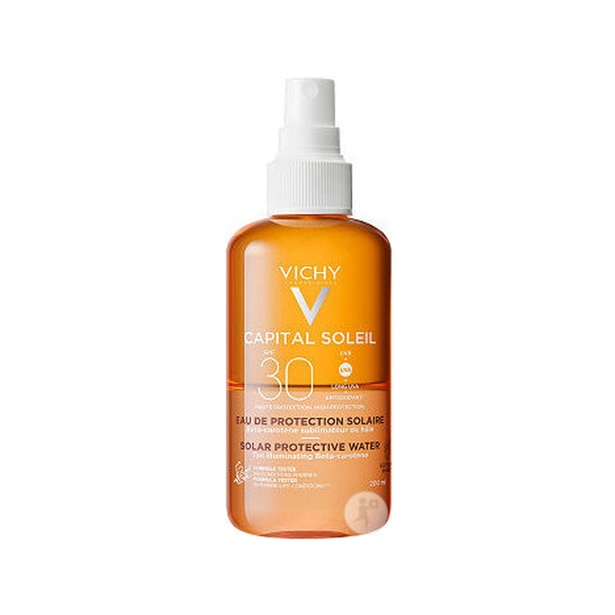 Vichy Idéal Soleil IP30 Eau De Protection Solaire Hâle Sublime Bronze Flacon Spray 200ml