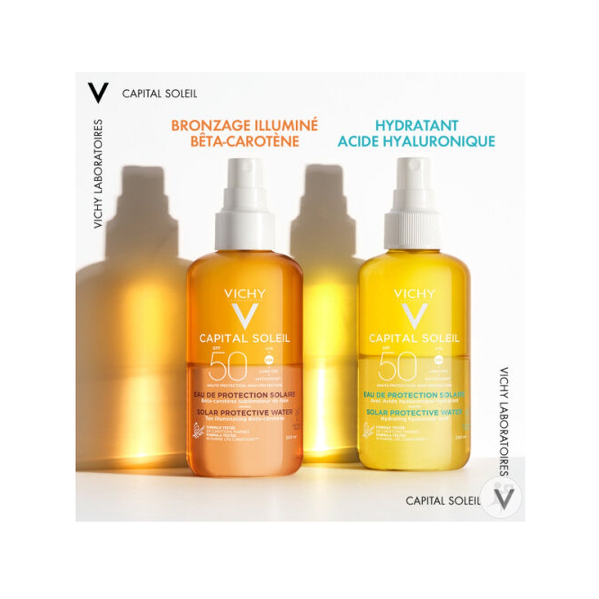 Vichy Idéal Soleil IP30 Eau De Protection Solaire Hâle Sublime Bronze Flacon Spray 200ml