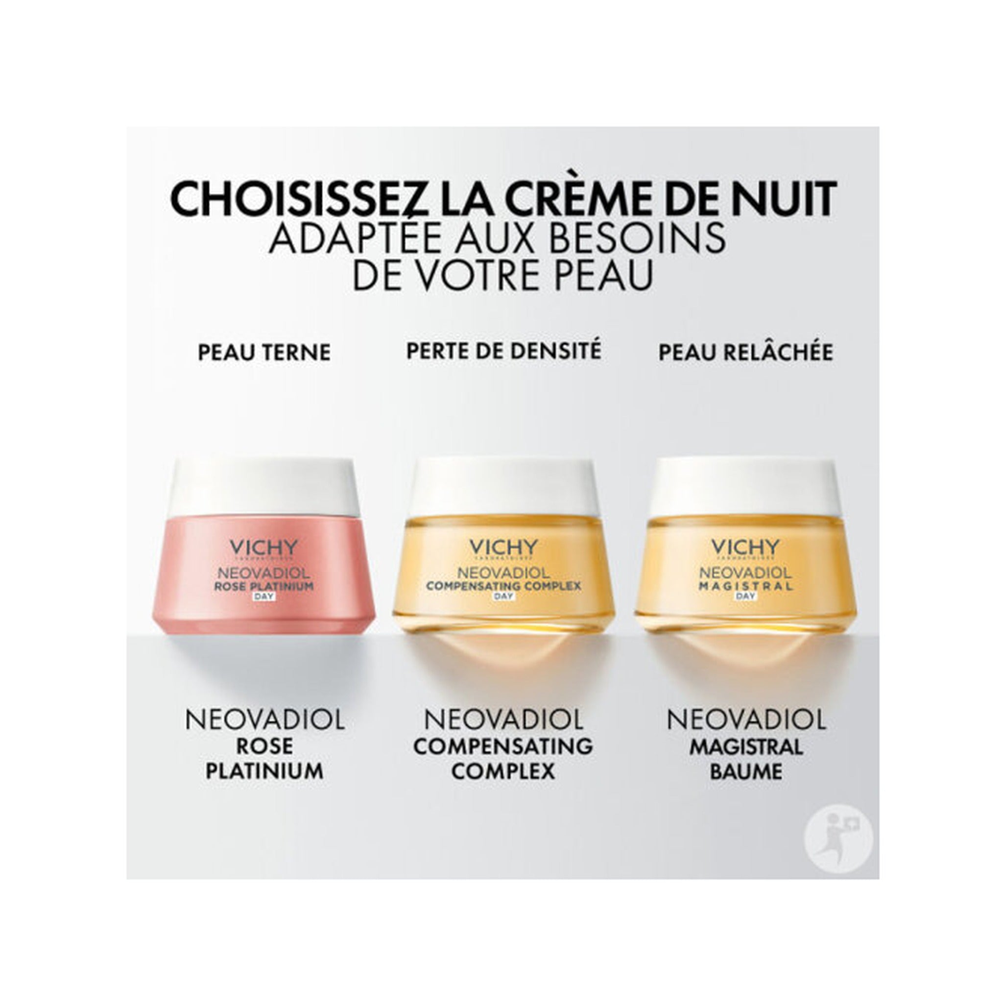 Vichy Neovadiol Rose Platinium Crème De Jour Anti-Relâchement Et Affinement Peaux Matures Pot 50ml