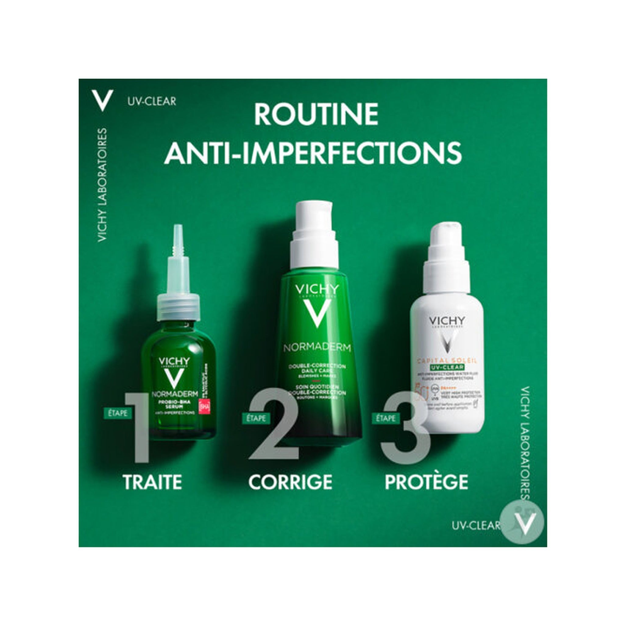 Vichy Normaderm Soin Hydratant Double-Correction Imperfections + Cicatrices Post-Acné 50ml