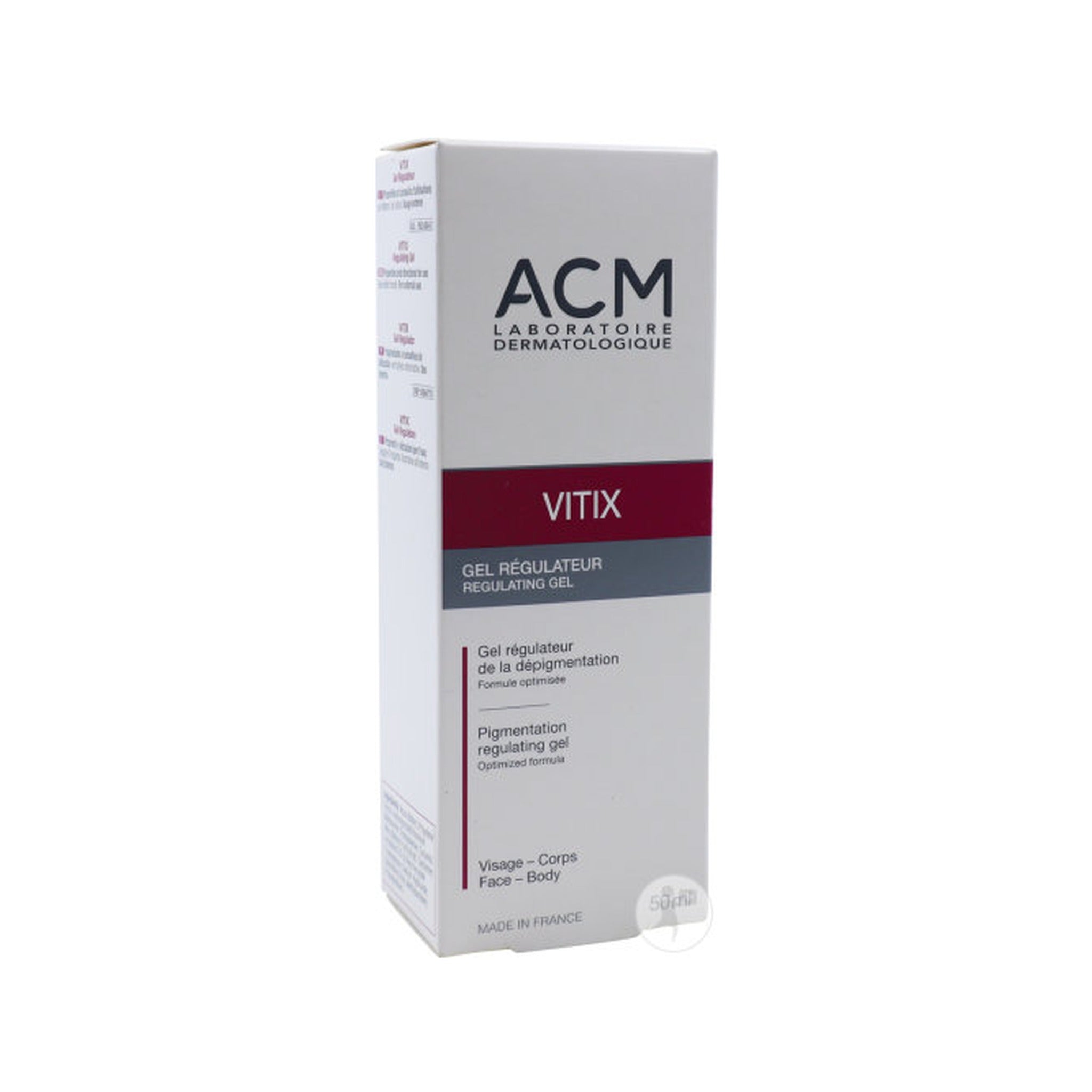 Vitix Gel Régulateur De La Dépigmentation Visage Et Corps Tube 50ml
